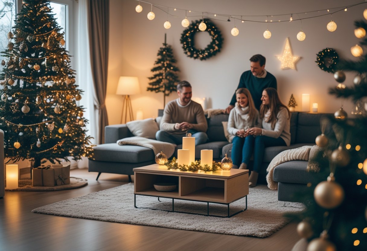 Sådan skaber du hygge i stuen med multifunktionelle møbler og julepynt til juletræet